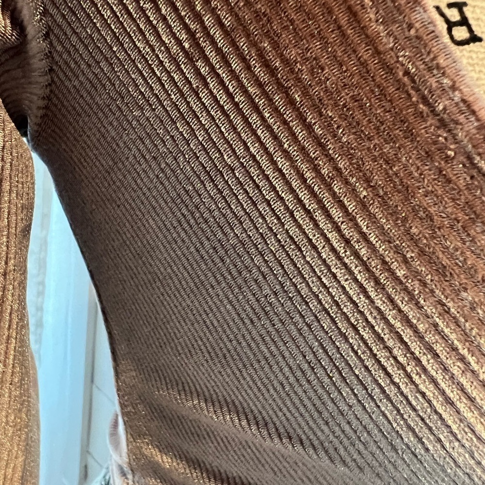 Urban Outfitters cropped Women's Top, rose gold, clubbing, EUC, small, bodycon - Picture 3 of 6